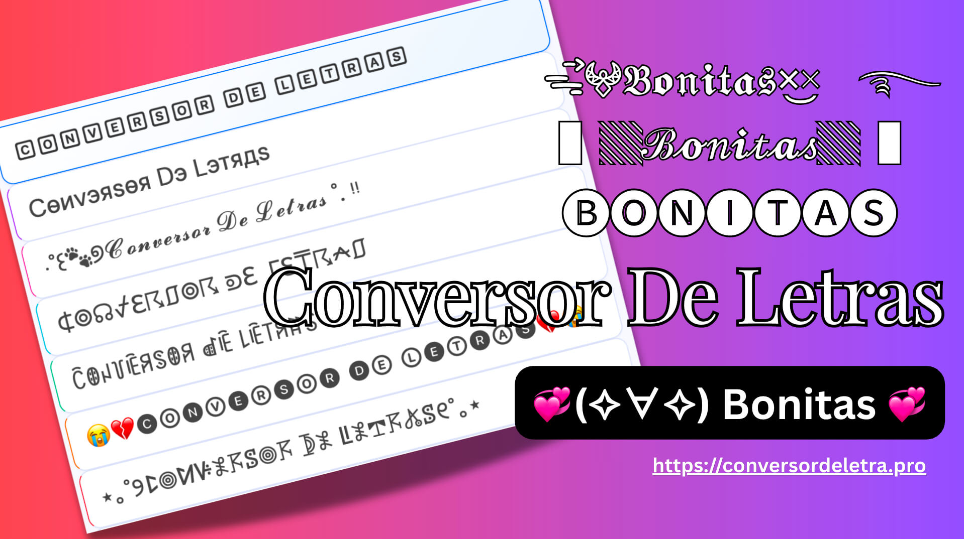 Conversor De Letras