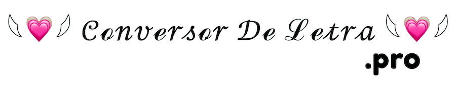 conversor de letras